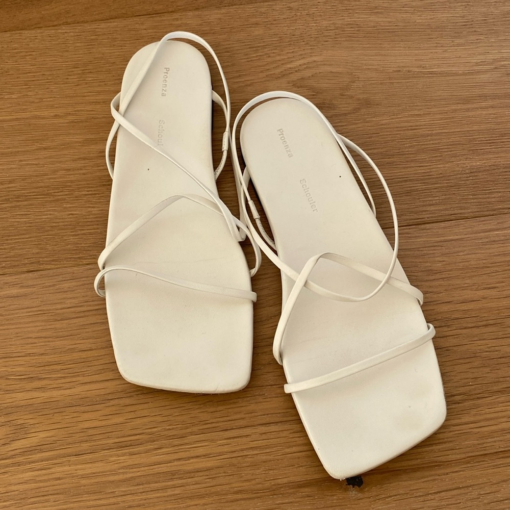 Proenza Schouler square toe sandals